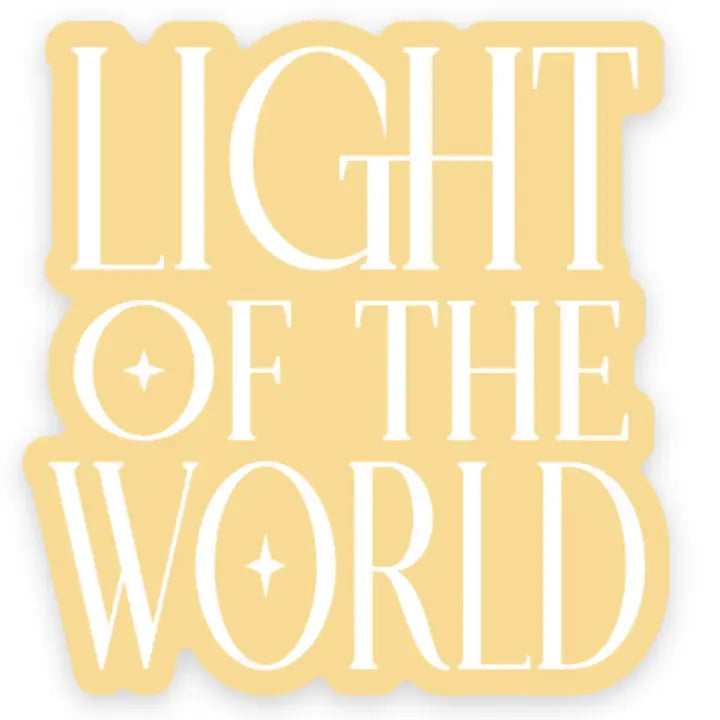 Light of the World Sticker | Christian Sticker