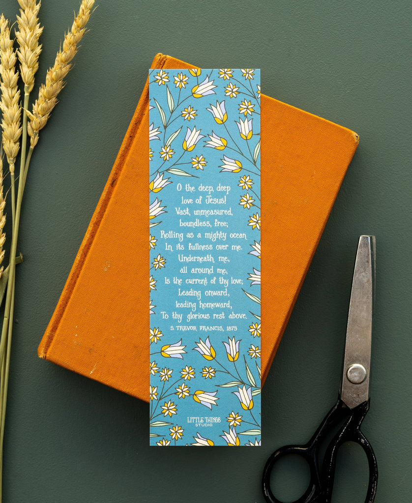 One Hymn Bookmark from the Beecher set