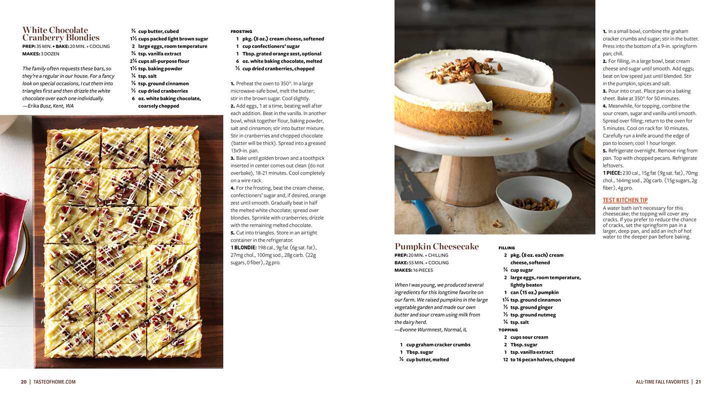 Taste of Home Fall Baking By