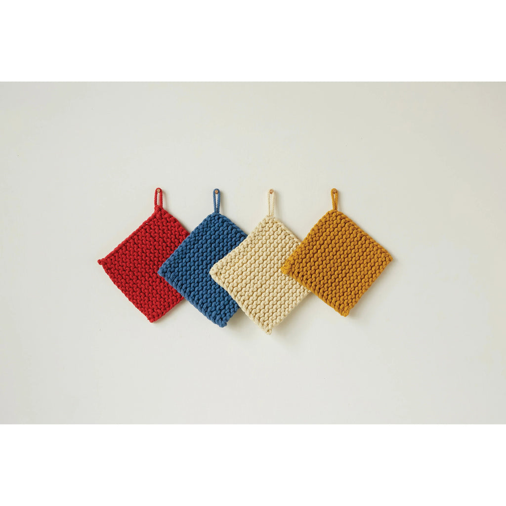 Cotton Crocheted Pot Holder