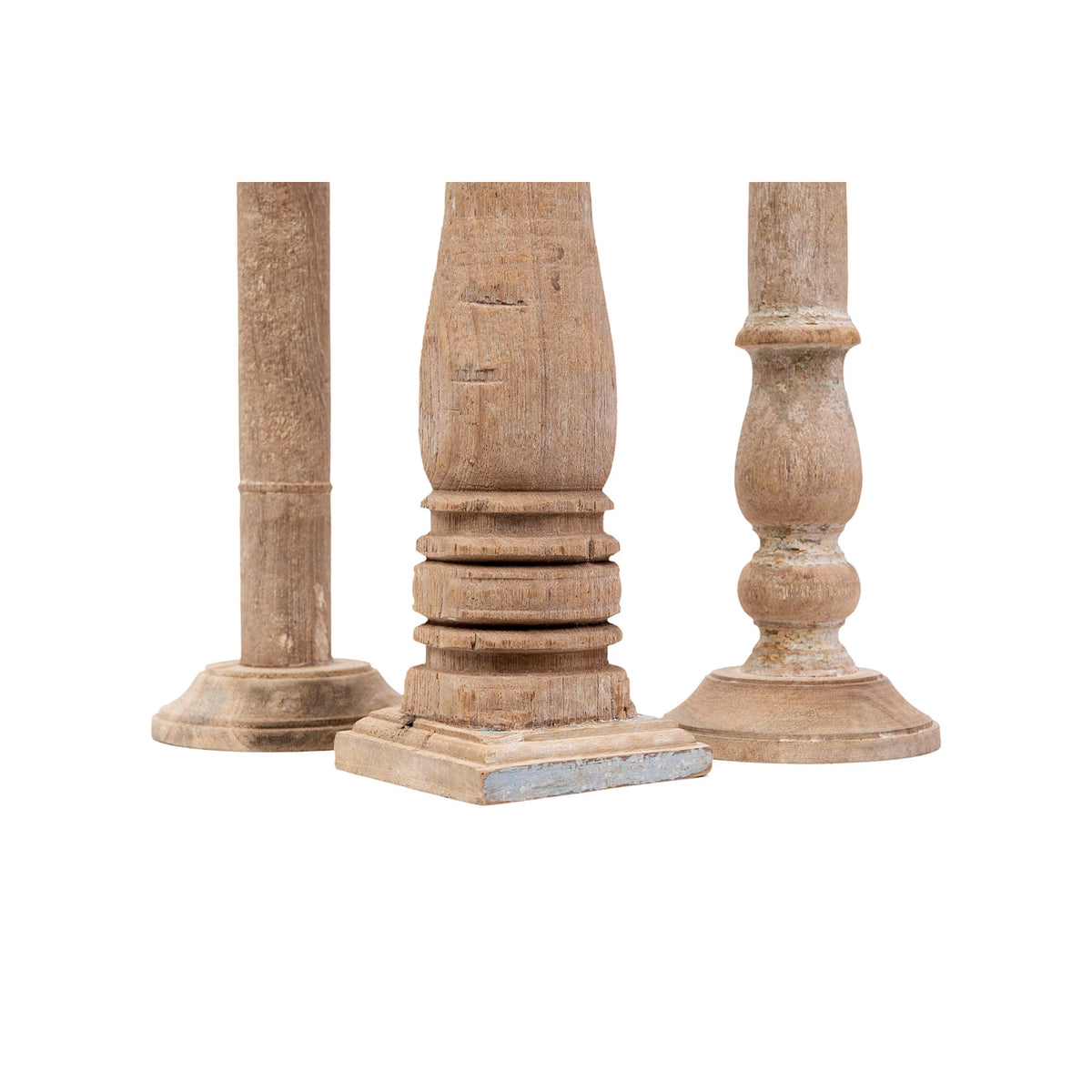Wood and Metal Candle Holder