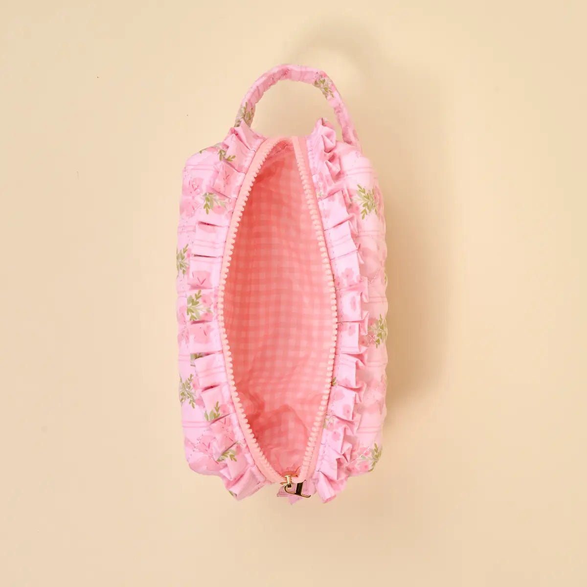 Essentials Quilted Cosmetic Pouch–Oh So Fancy Pink