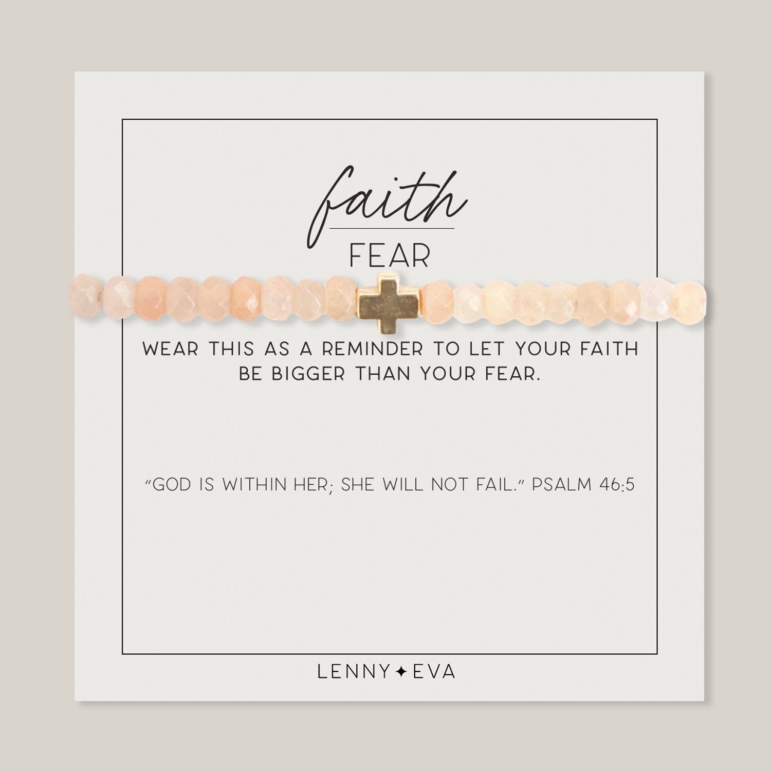Faith Over Fear Bracelet