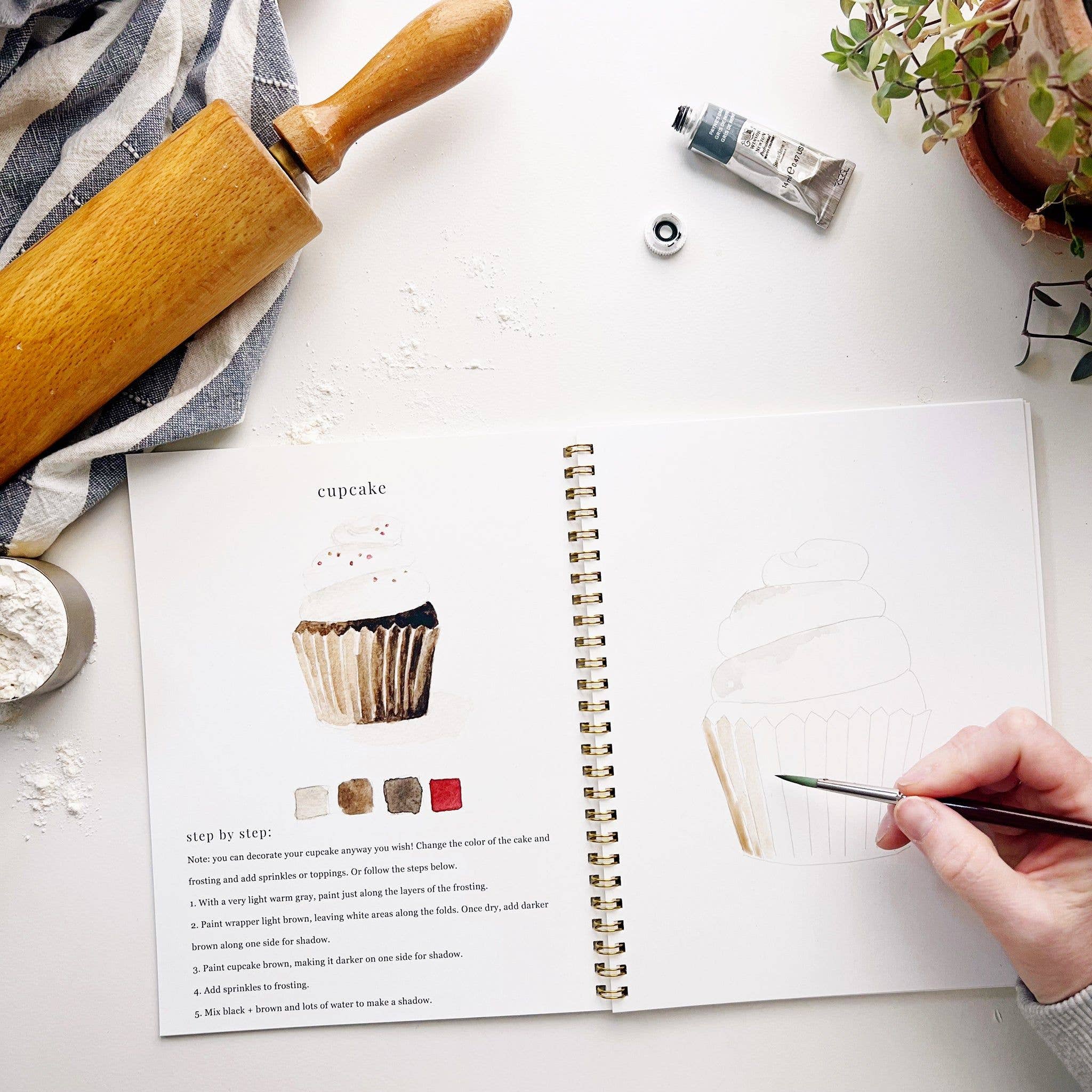 Baking Watercolor Workbook by Emily Lex