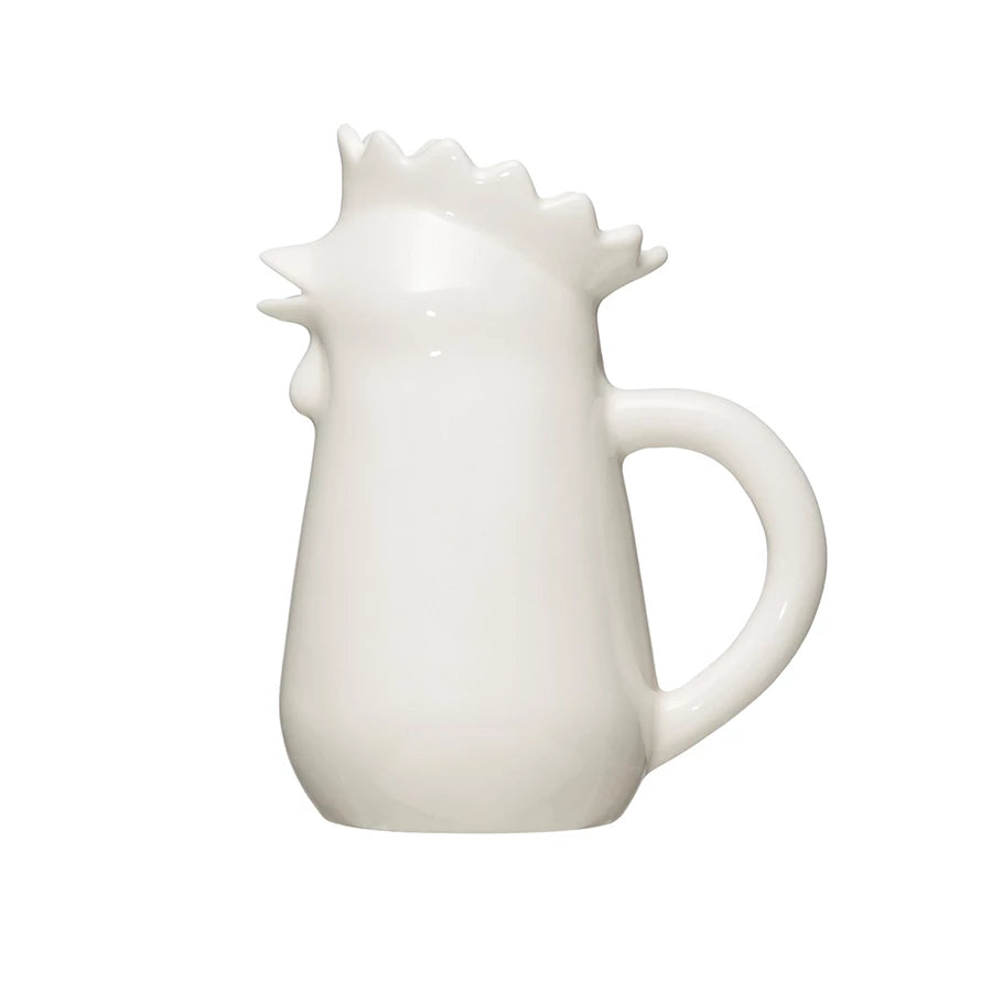 Stoneware Chicken Creamer Cup