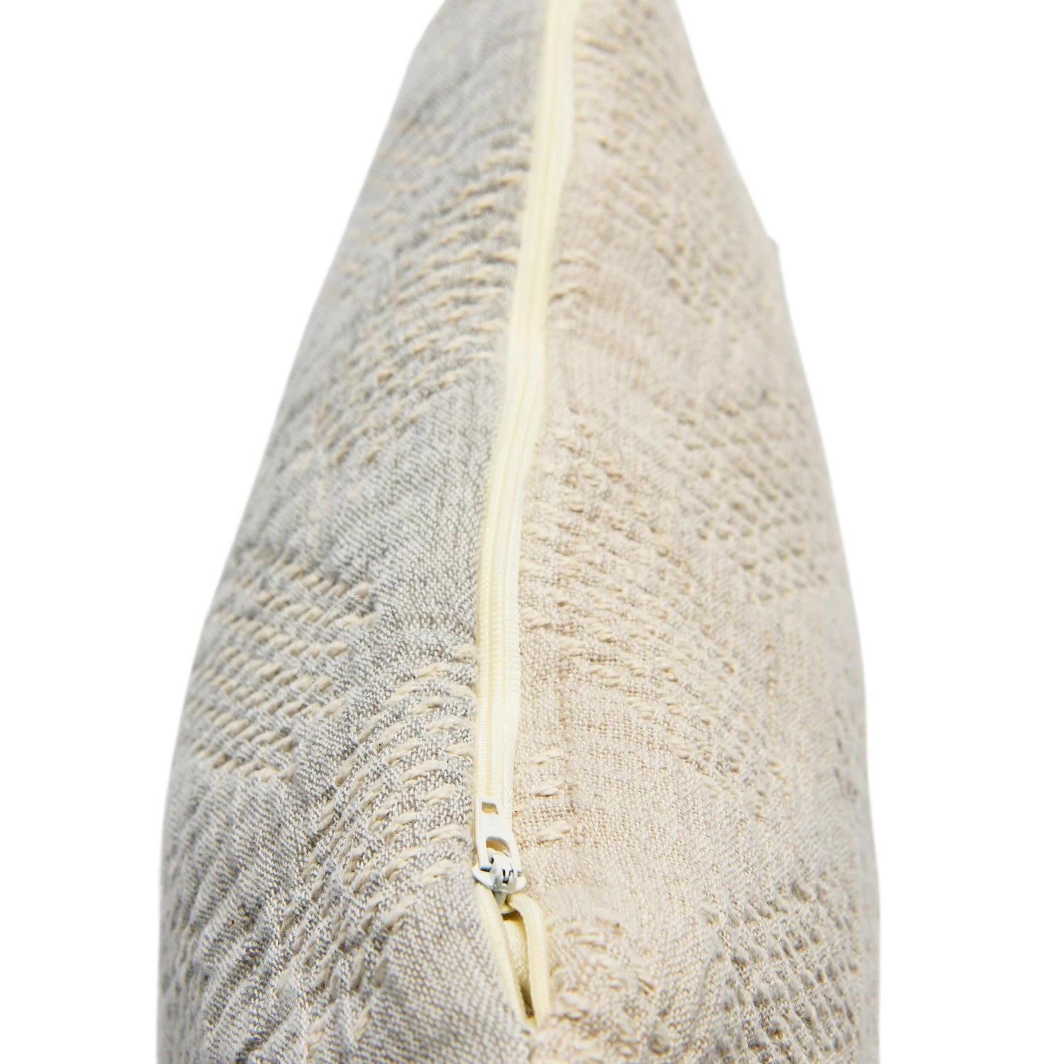 Woven Cotton Jacquard Lumbar Pillow