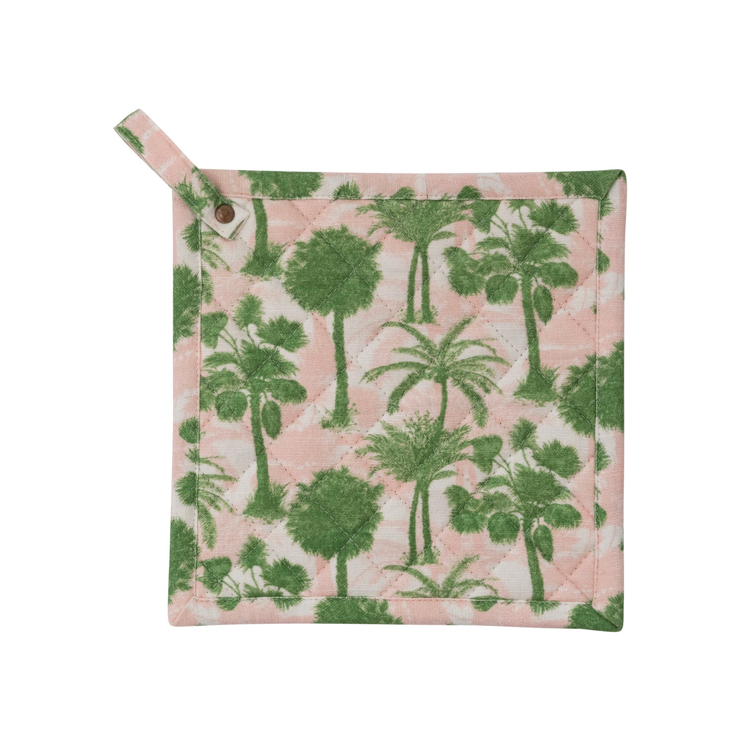 cotton palm tree pot holder