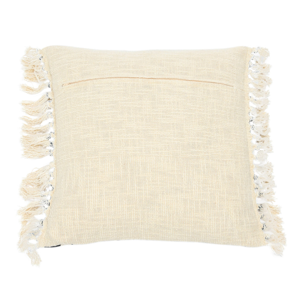 Stonewashed Woven Cotton Blend Pillow