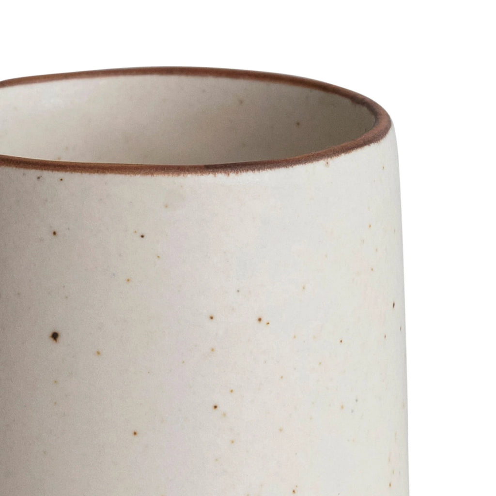 Cream Color Speckled, Stoneware Mug