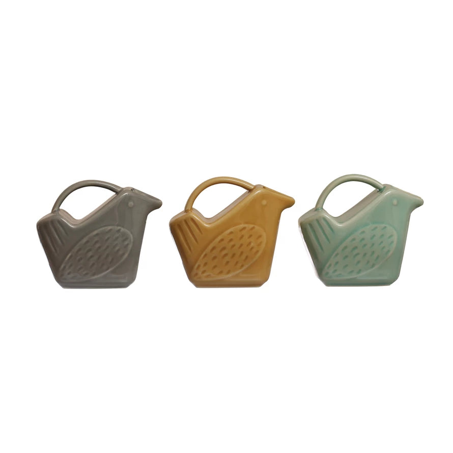 Stoneware Bird Shaped Creamer Cup