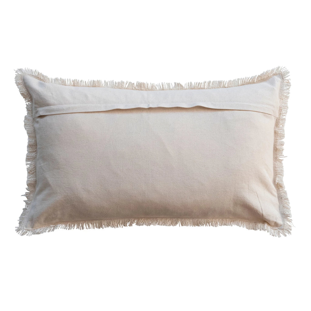 Cotton Slub Lumbar Pillow