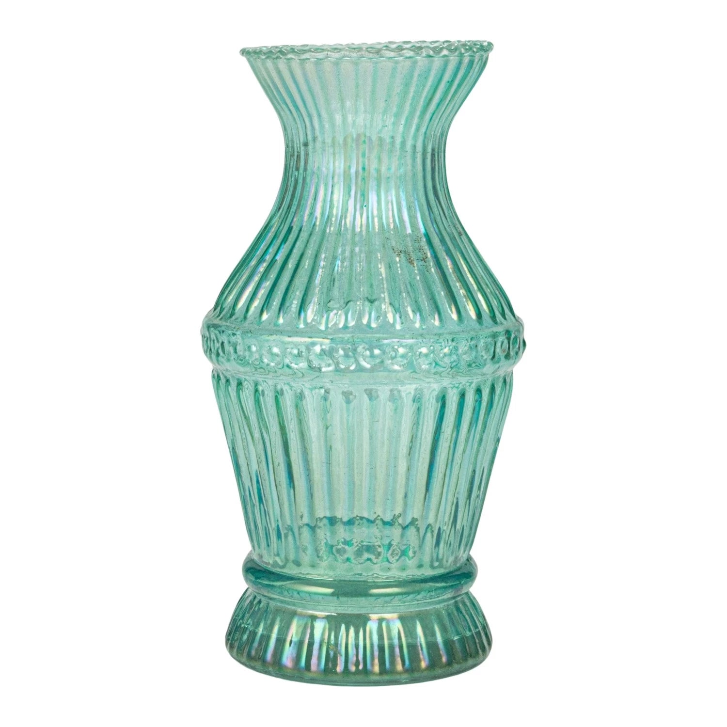 Debossed Glass Vases
