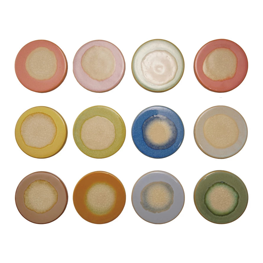 Stoneware Trivet with Glaze