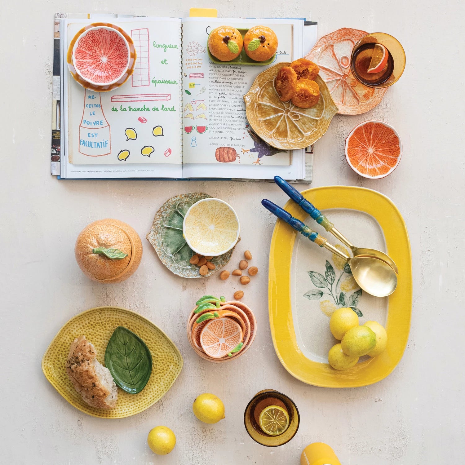Clementine Shaped Measuring Cups