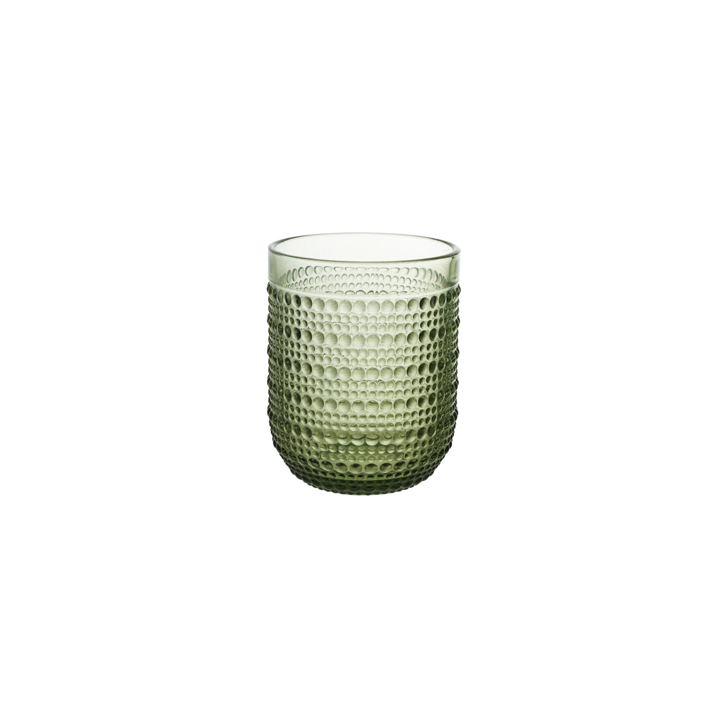 6 oz. Drinking Glass with Raised Dots, Green