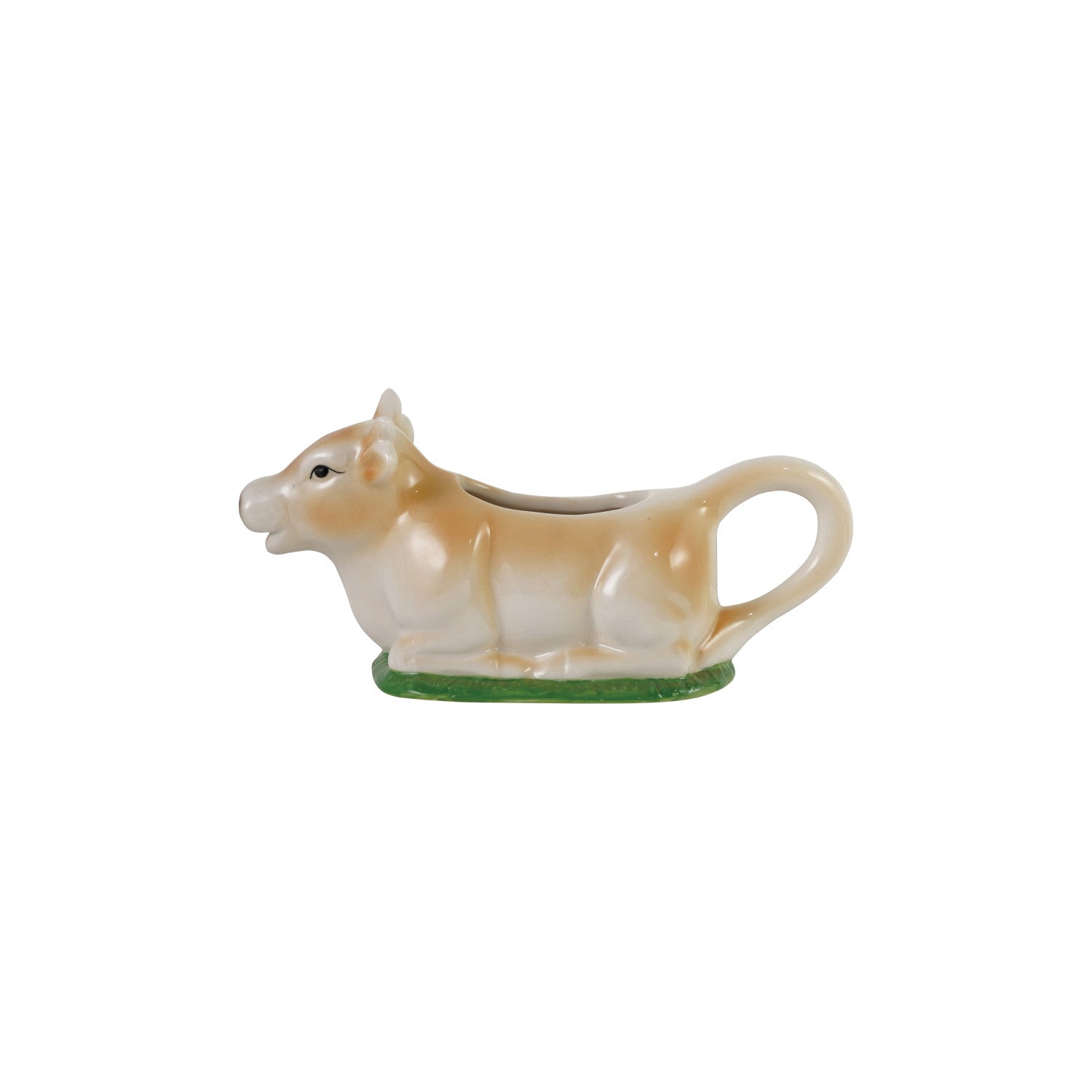 4 oz. Hand-Painted Vintage Reproduction Cow Shaped Creamer