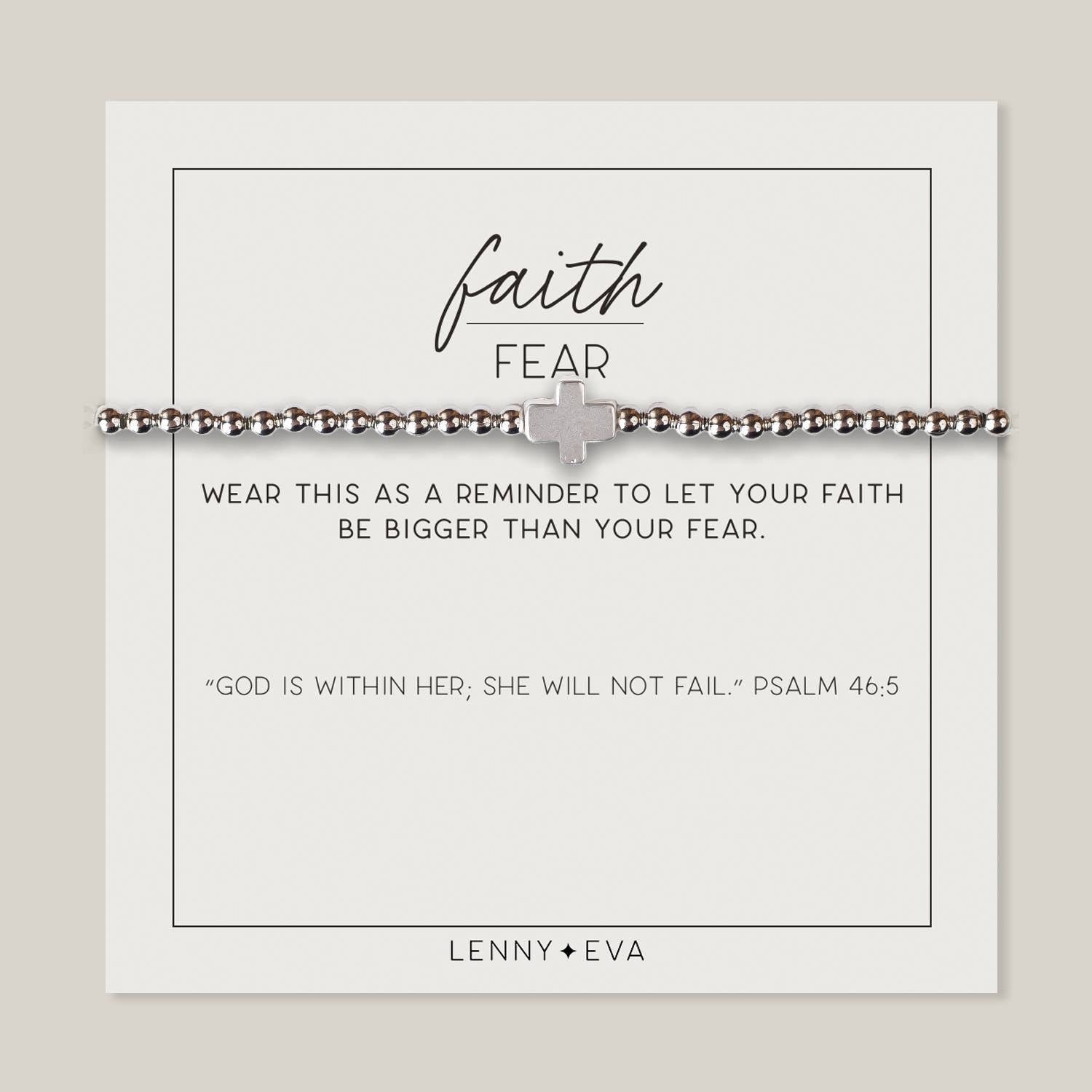 Faith Over Fear Bracelet