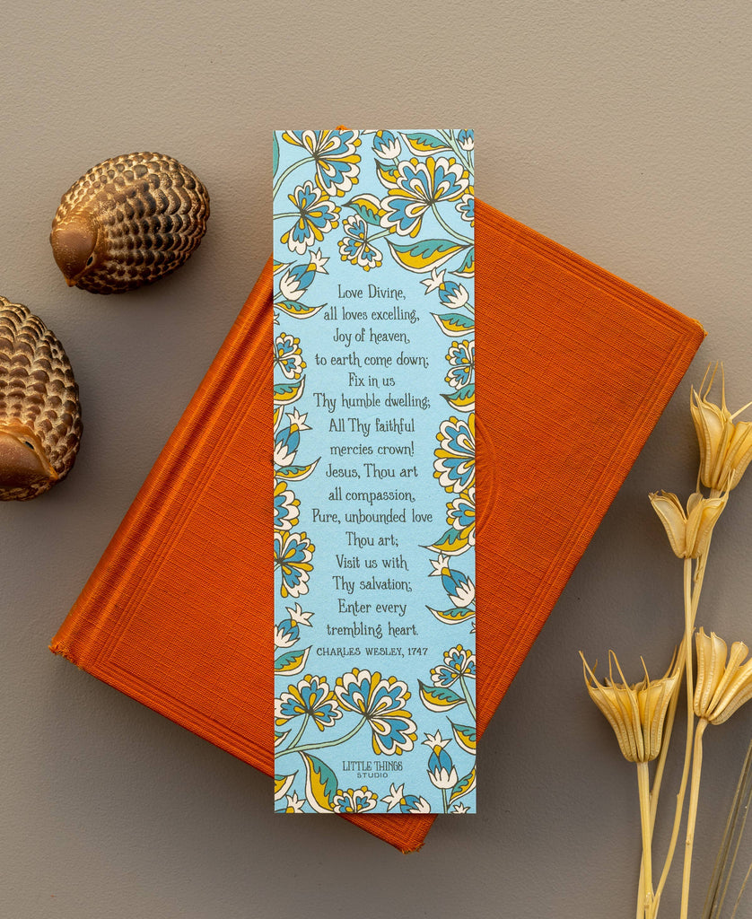 One Hymn Bookmark from the Beecher set