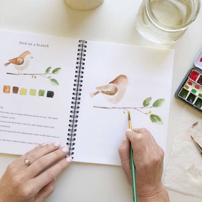 Animals Watercolor Workbook by Emily Lex