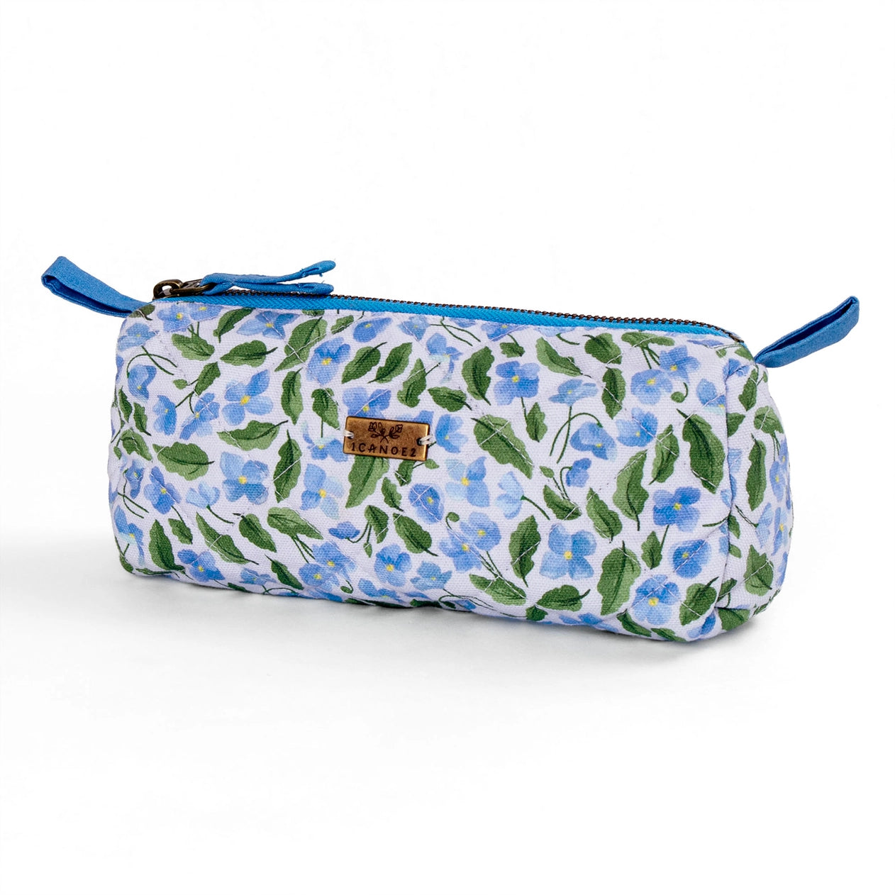 Poppies Quilted Pencil Pouch