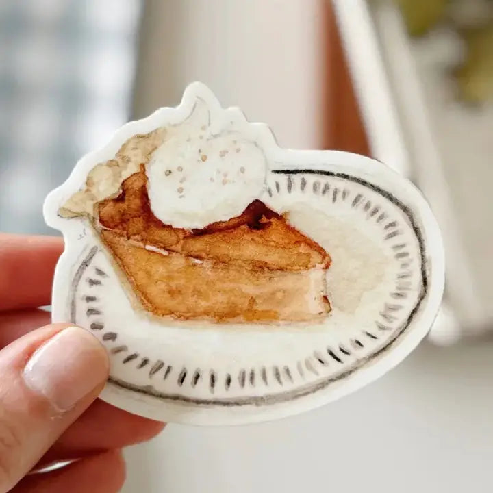 Pumpkin Pie Sticker by Emily Lex