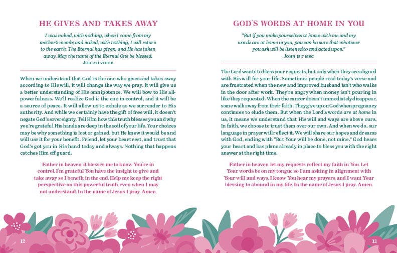 Pray and Never Give Up Devotional