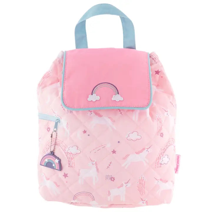 Quilted Baby Backpack - Unicorn