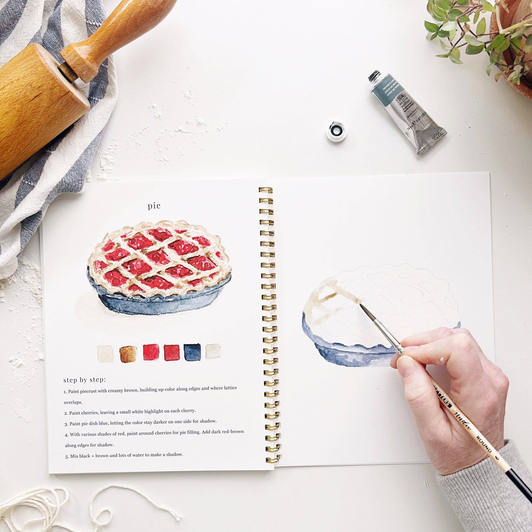 Baking Watercolor Workbook by Emily Lex