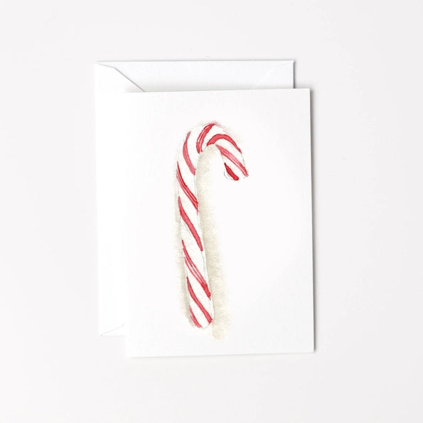 Candy Cane Mini Notecard