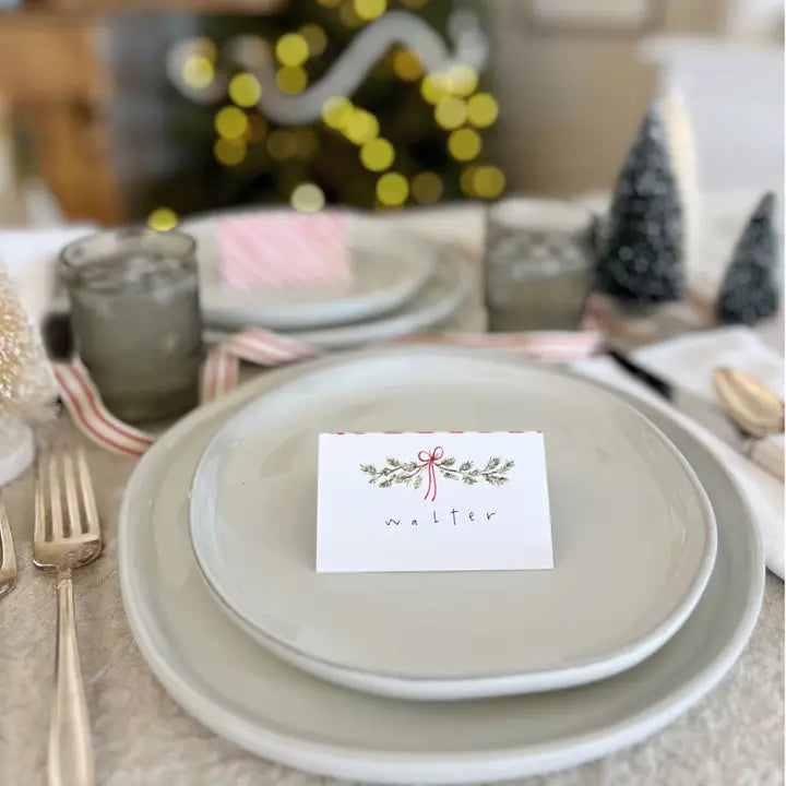 Holly Berry Place Cards By Emily Lex