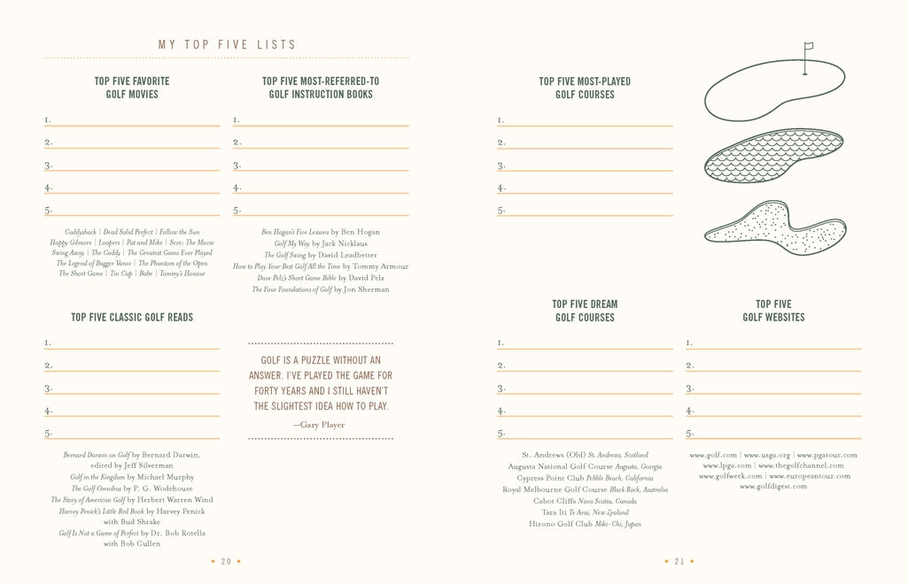 Ultimate Golf Journal