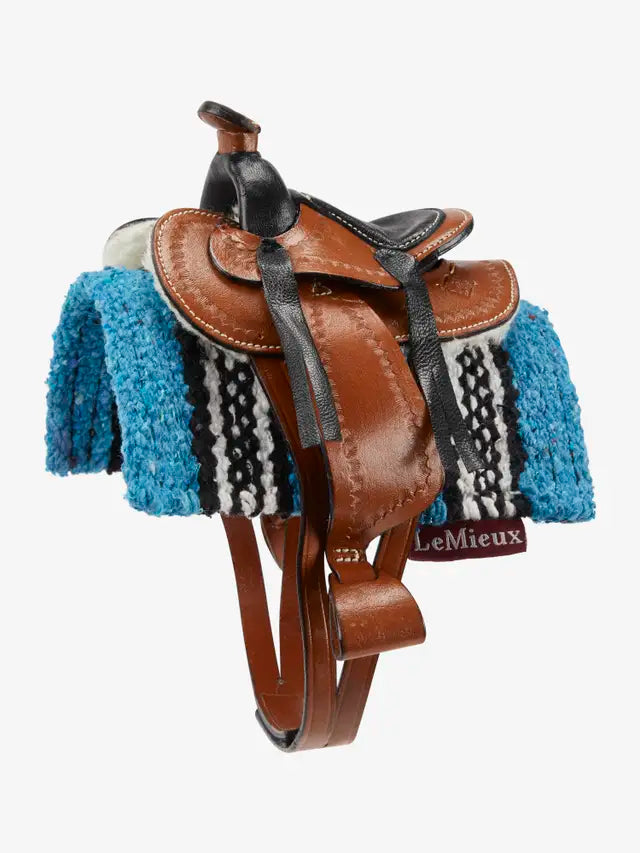 Toy Pony Western Saddle Tan