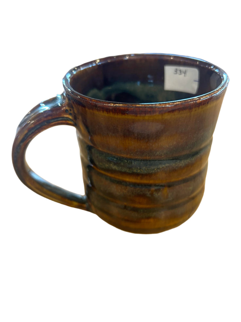 Waterfall Brown Mug by Lauren Martin