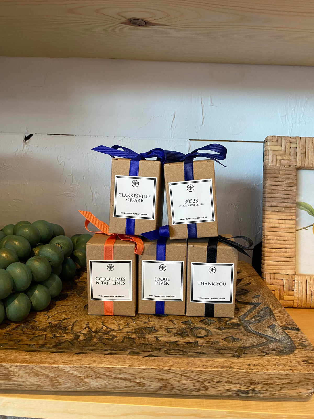 Ella B Candles, Local Themes