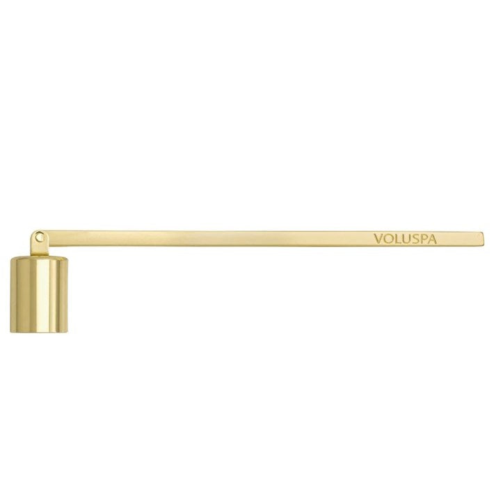 Gold Wick Snuffer in Velour Bag