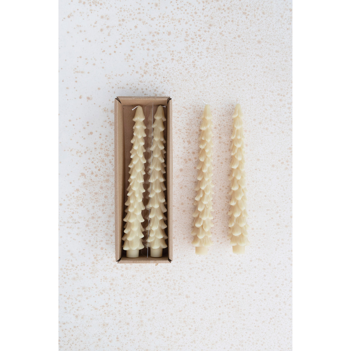 Unscented Tree-Shaped Taper Candles