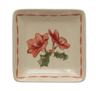 Stoneware Christmas Plates