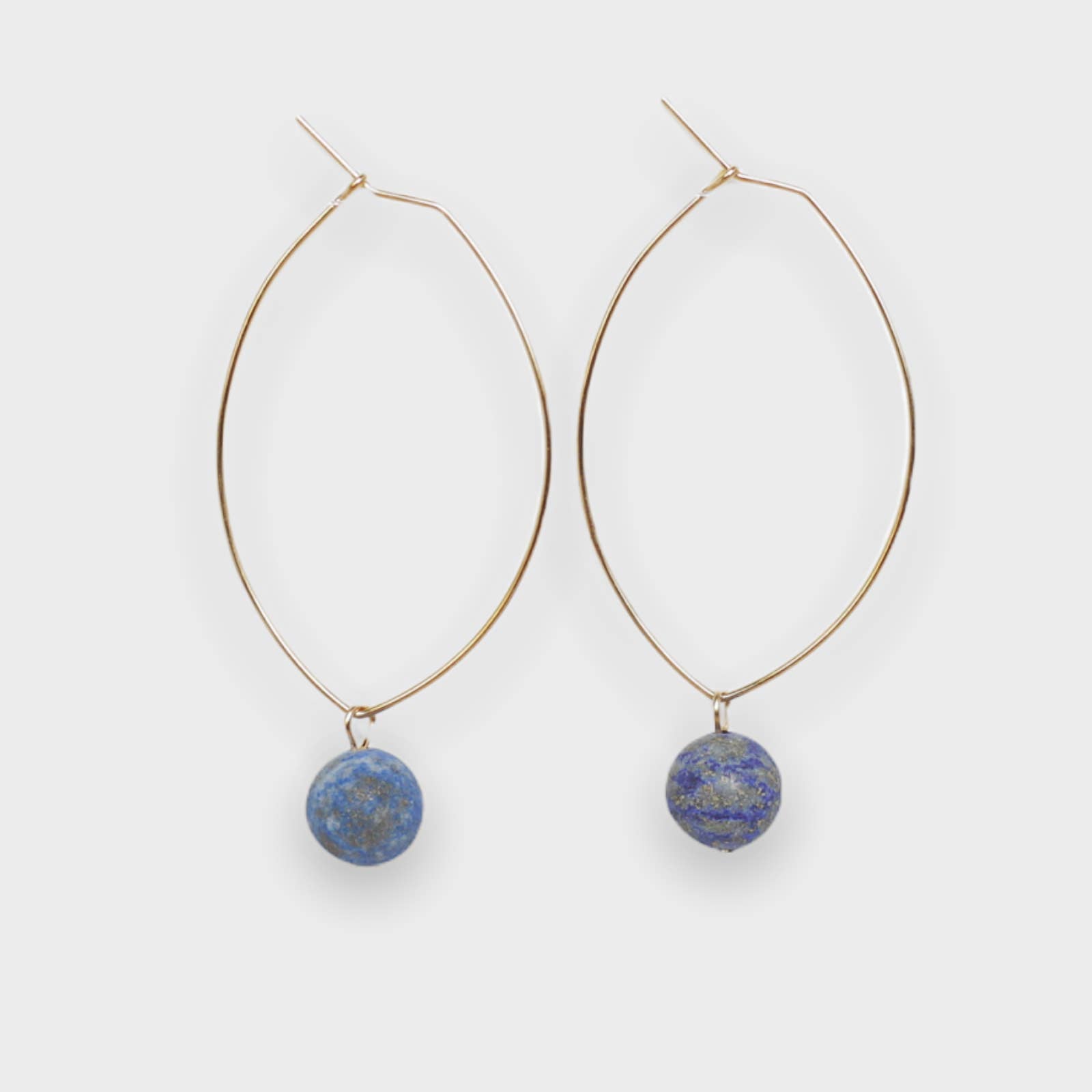 Lenny Gemstone Earrings, Multiple Colors