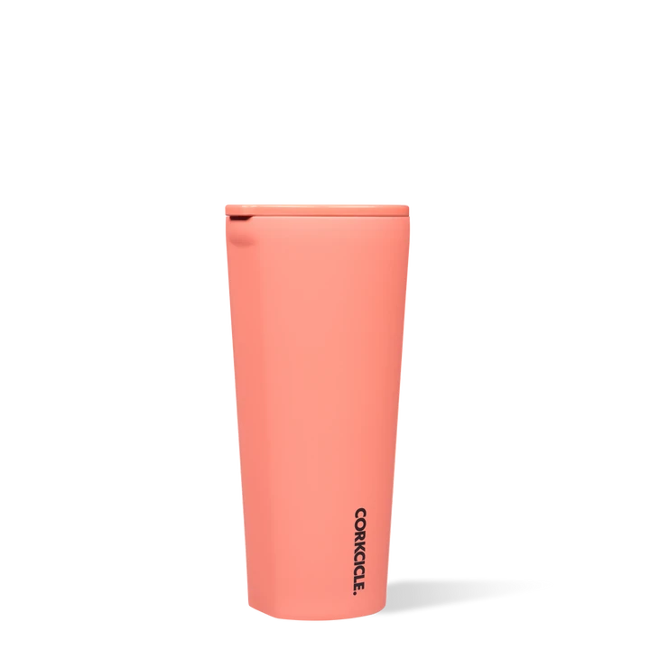 Neon Lights Coral Tumbler Corkcicle