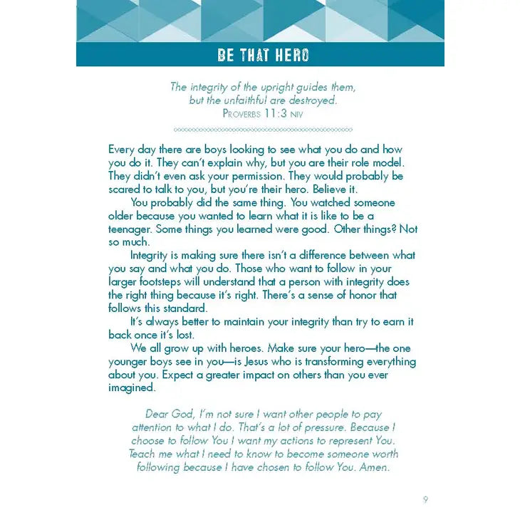 3-Minute Devotions for Guys Book