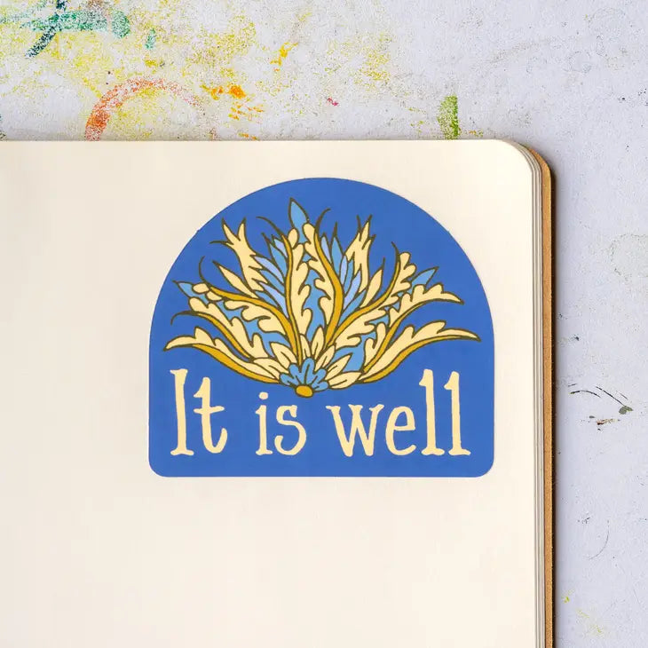 It Is Well Hymn Sticker