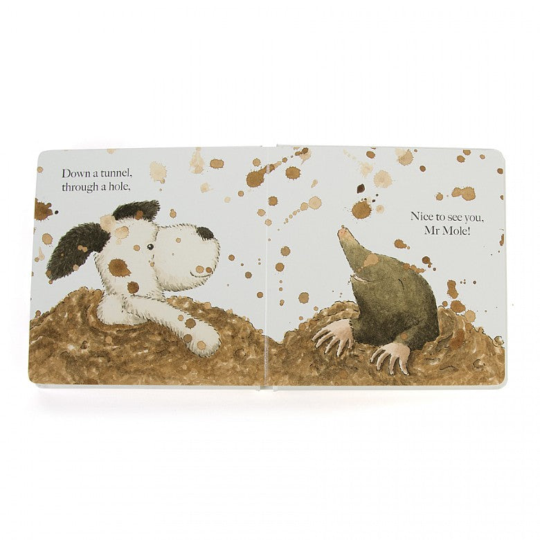 Puppy Makes Mischief Book from Jellycat