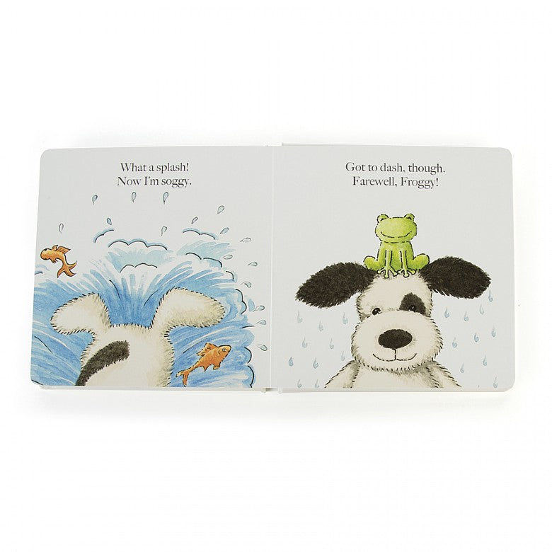 Puppy Makes Mischief Book from Jellycat