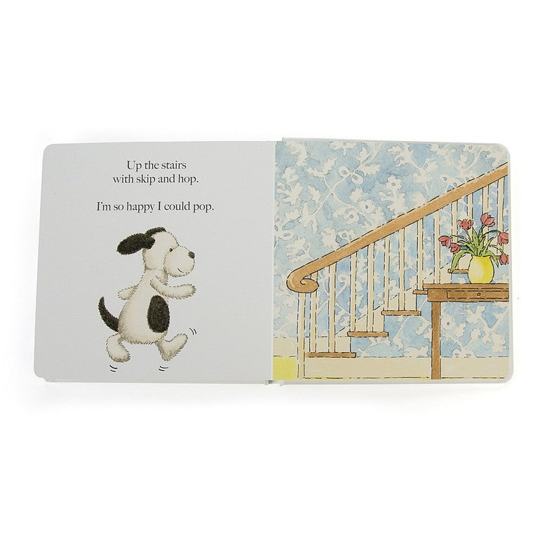 Puppy Makes Mischief Book from Jellycat