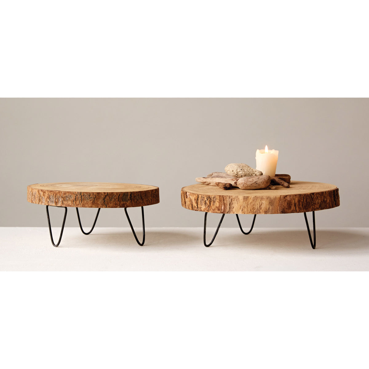 Paulownia Wood Pedestal