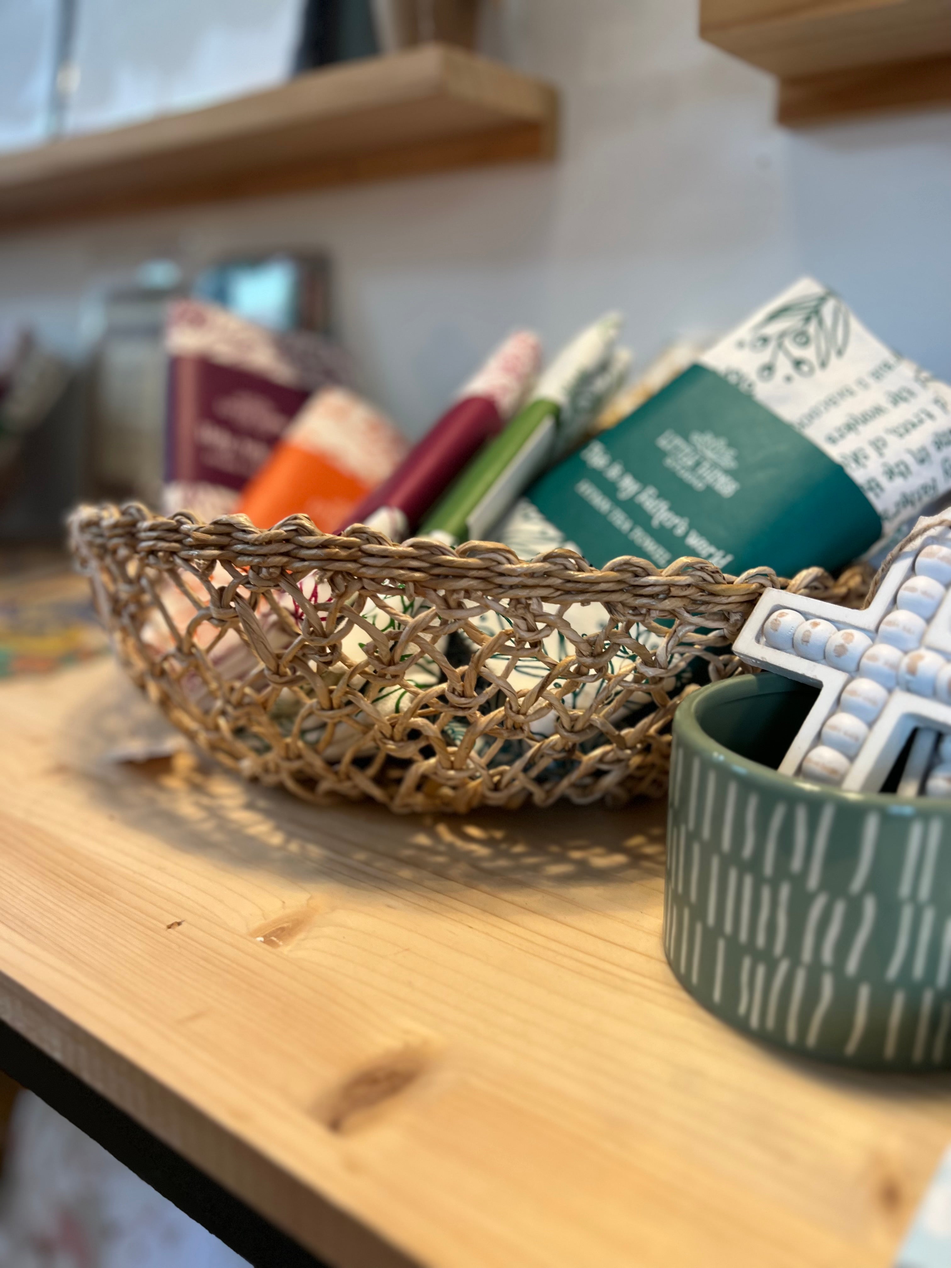 Open Weave Small Basket