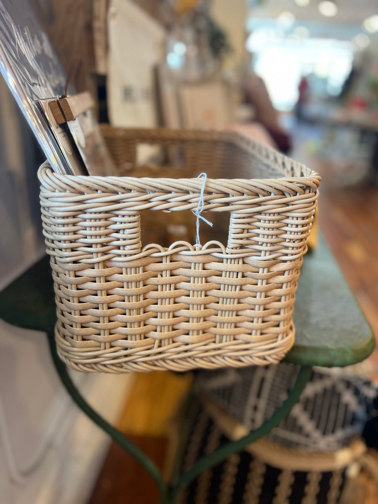 Plastic Wicker Basket