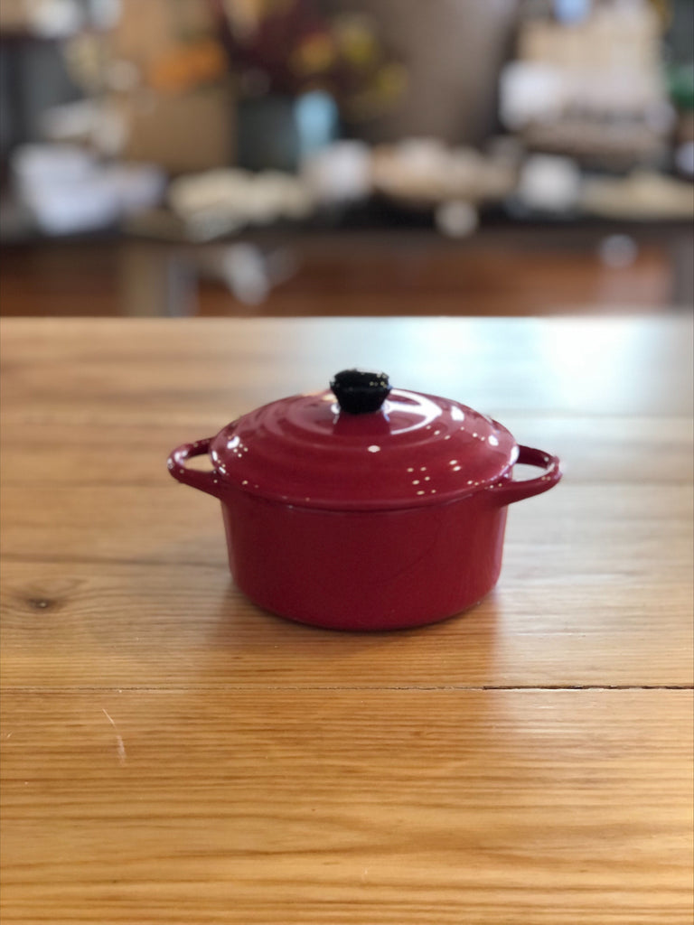 Stoneware Mini Baker with Lid, Vibrant