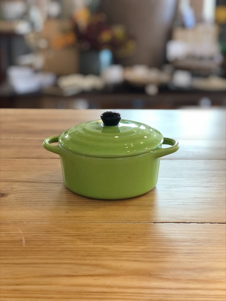 Stoneware Mini Baker with Lid, Vibrant