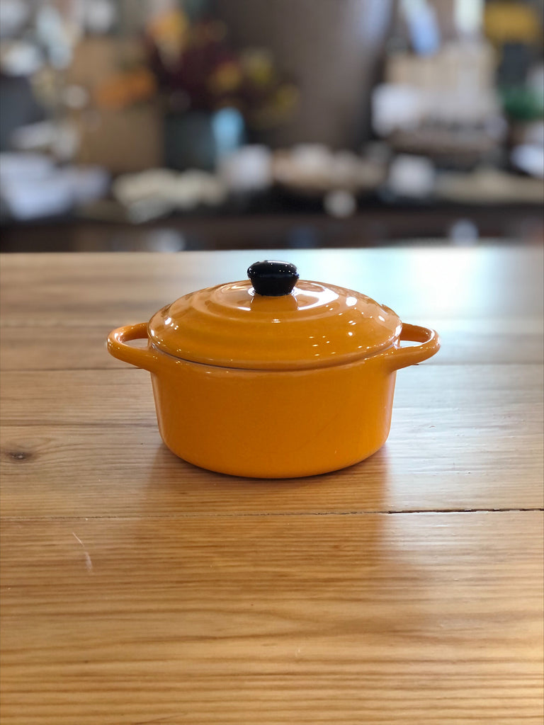 Stoneware Mini Baker with Lid, Vibrant